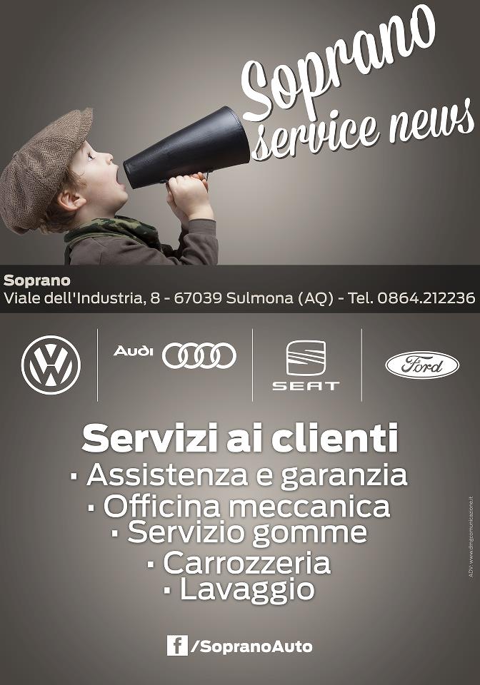 Soprano Auto: inserzioni pubblicitarie