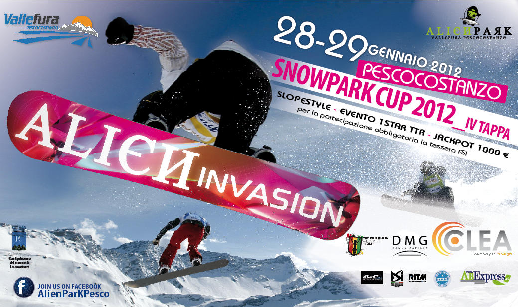 Snowpark Cup 2012: campagna pubblicitaria