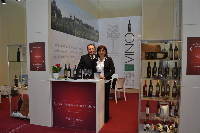 Tenuta Arabona: allestimento stand Vinitaly