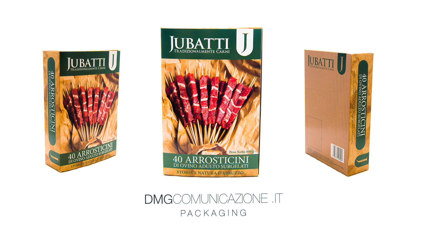 PACKAGING PRODOTTO: JUBATTI CARNI